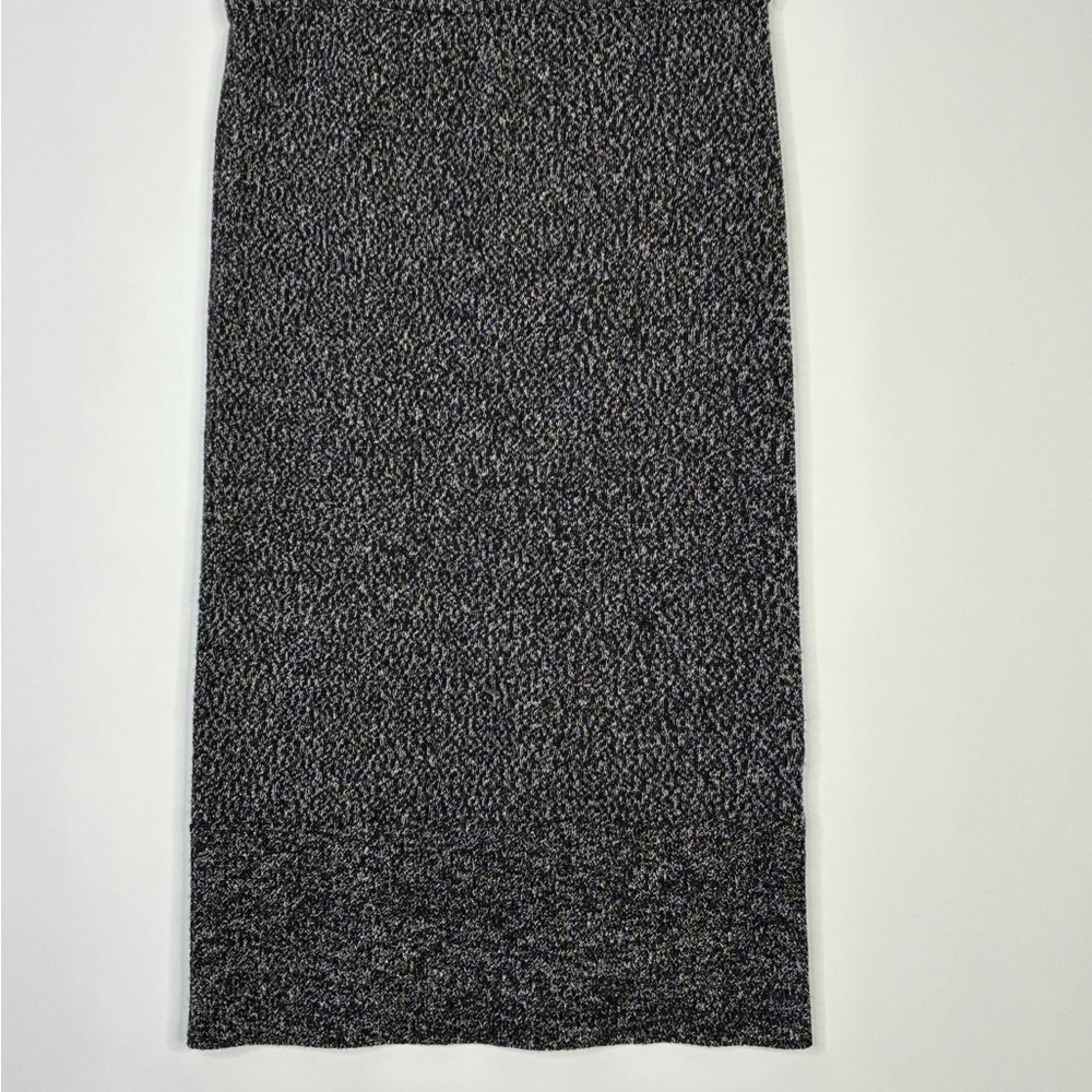 Club Monaco Black and Gray Wool Pencil Skirt Size S #0039